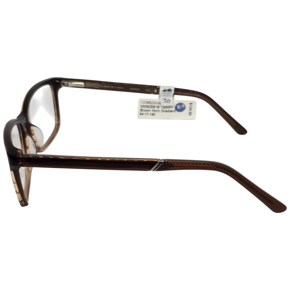 Oscar de la Renta OSM829 Brown Horn Gradient Eyeglass Frames 54-17-140 Rectangle - Picture 3 of 10